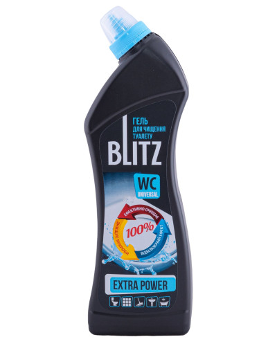 Гель для чищення туалету "BLITZ" Extra Power 0.75л