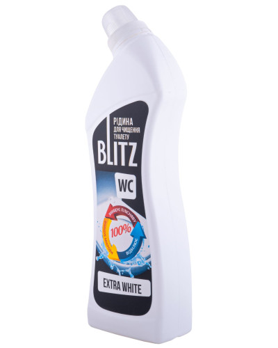 Гель для чищення туалету "BLITZ" Extra White 0.75л
