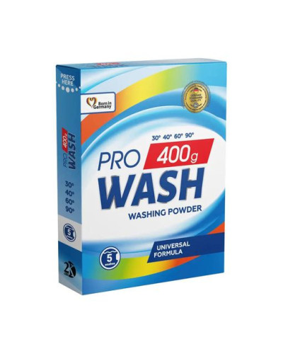 Пральник порошок "ProWash" Universal 400г 8шт/уп