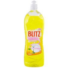 Рідина для миття посуду "BLITZ" Лимон - ПЛЯШКА  1л