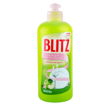 Рідина для миття посуду "BLITZ" Яблуко- ПЛЯШКА  0,5л