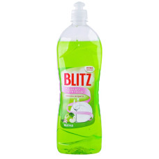 Рідина для миття посуду "BLITZ" Яблуко- ПЛЯШКА  1л