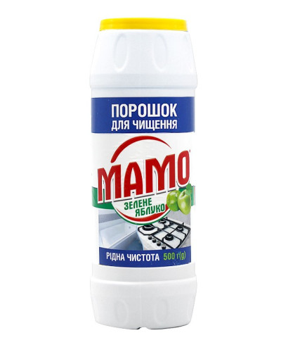 Порошок для чищення  "Mamo" Зелене яблуко  0.5кг