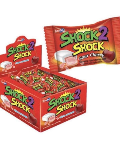 "Shoсk Shoсk" жувальна гумка вишня (100шт/уп)