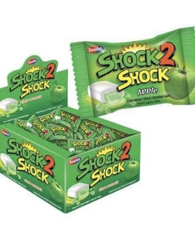 "Shoсk Shoсk" жувальна гумка яблуко (100шт/уп)