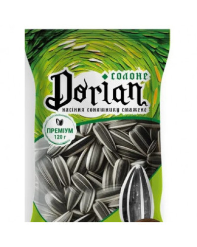 СМУГАСТЕ насіння соняшника "Dorian" СІЛЬ 120 г (50шт/уп)