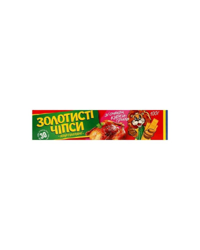 Чіпси "Золотисті" зі смаком курки 100г