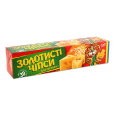 Чіпси "Золотисті" зі смаком сиру 50г