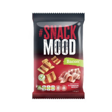 Снеки пшеничні  "SNACK MOOD" Смужки беконові, 140г  9шт/уп