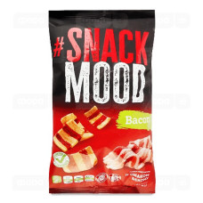 Снеки пшеничні  "SNACK MOOD" Смужки беконові  50г  24шт/уп