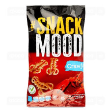 Снеки пшенично-картопляні "SNACK MOOD" зі смаком раків 50г 24шт/уп
