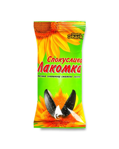 Насіння соняшникове "Спокуслива Лакомка" СІЛЬ 100 г (60шт/уп)