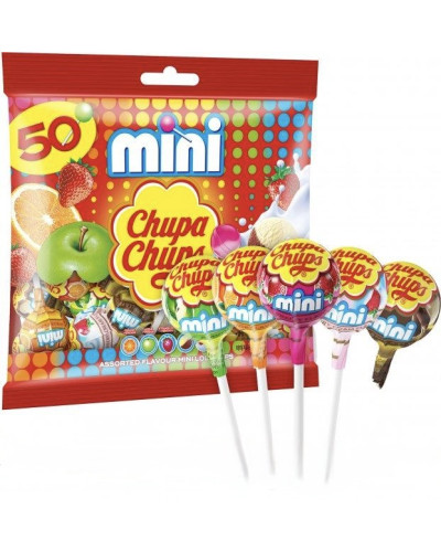 Льодяник на паличці "Chupa Chups Mini" 50шт/уп