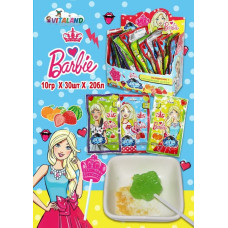 Льодяник  Barbie +стріляючий мікс (у формі корони)30шт/уп
