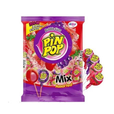 Льодяник на паличці PIN POP/Yogueta 48шт/уп