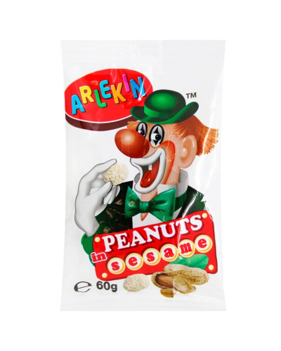 Клоун "Арахіс в кунжуті" 60г (60шт/ящ)