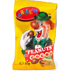 Клоун "Арахіс в какао" 60г (80шт/ящ)