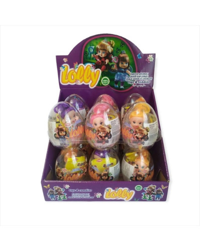 "Lolly" прозоре яйце з іграшкою (12шт/уп)
