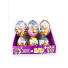 "Lolly" прозоре яйце з іграшкою (12шт/уп)