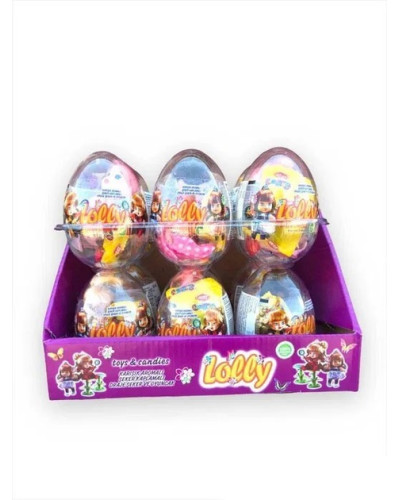 "Lolly" прозоре яйце з іграшкою (12шт/уп)