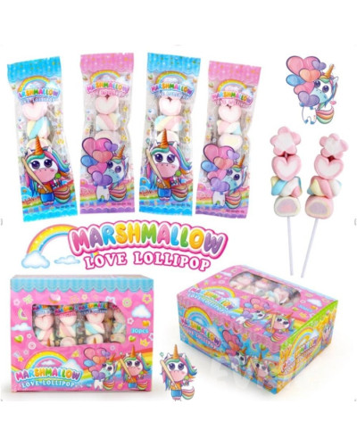 Зефір "Marshmallow Love Lollipop" 30шт/уп