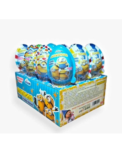 "Minion" пласт. яйце з іграшкою(Кіндер Джой) (12шт/уп)
