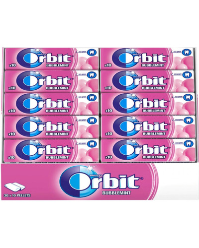 "Orbit"  жув. гумка Баблмінт  30шт/бл.