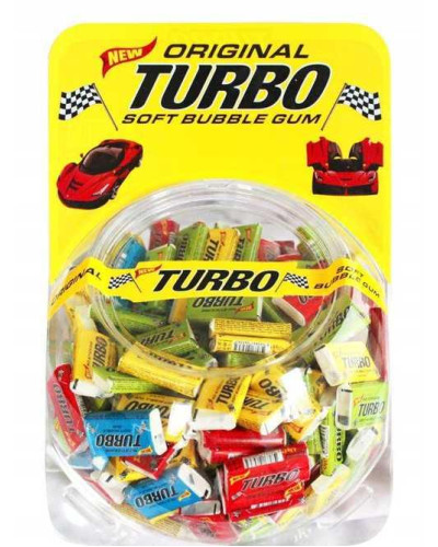 "Turbo", жувальні пластинки/БАНКА (300шт)