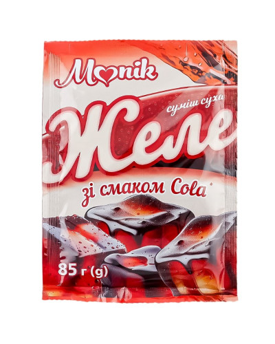 Желе зі смаком cola ТМ Monik  85г/25шт
