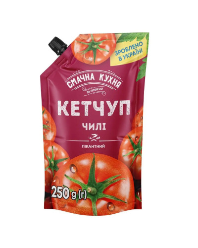 Кетчуп Чилі"ТМ Смачна Кухня" 250г.