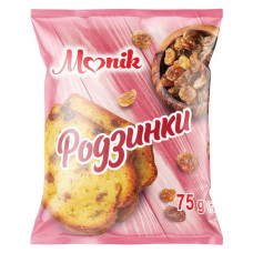 Родзинки світлі ТМ Monik 75г/15шт