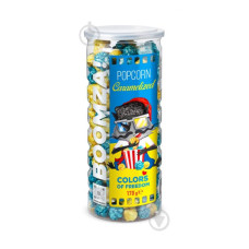 Попкорн Карамелізований BOOMZA тубус ВЕЛ."COLORS OF FREDOM" 170г/12шт(700)