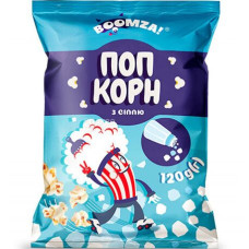 Попкорн BOOMZA  Пакет ВЕЛ. Сіль 120г/14шт(583)