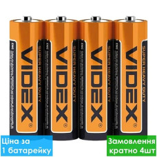 Батарейка Videx R3 (4шт/пак 40шт/уп)
