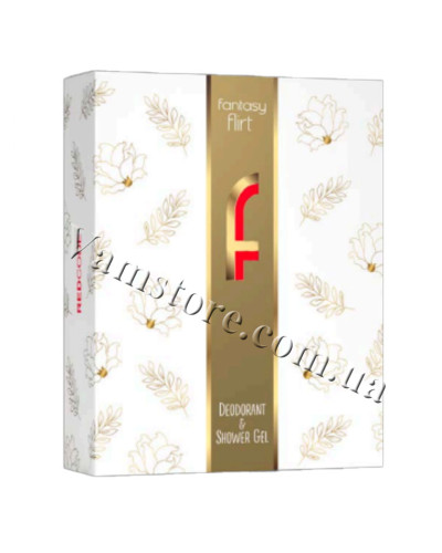 NPF041 Подарунковий набір Women Fantasy FLIRT red - дезодорант + гель-душ
