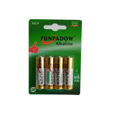 Батарейка Sunpadow R6 alk бл (4шт/бл, 40шт/уп.)