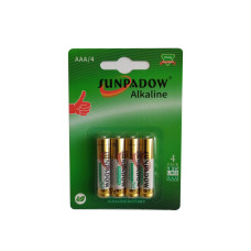 Батарейка Sunpadow R3 alk бл (4шт/бл, 40шт/уп.)